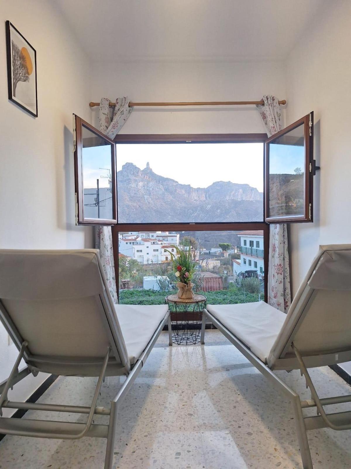 Casa Maruca With Roque Nublo View Villa Tejeda Kültér fotó